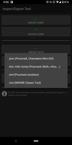 MIFARE Classic Tool